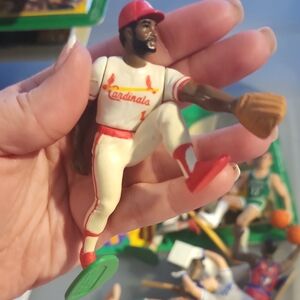 Red & White Cardinals Baseball Figure - Kids Toy